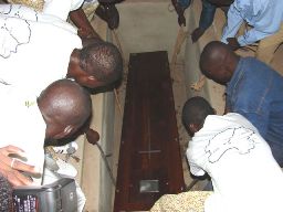 Inhumation dans la cathédrale de San