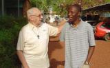 Anselme avec le Père Édouard Duclos de Ouagadougou